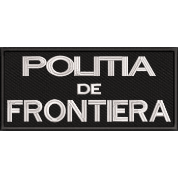 EMBLEMA POLITIA DE FRONTIERA SPATE 24X8CM